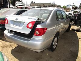 2005 TOYOTA COROLLA LE, 1.8L AUTO, COLOR SILVER ,STK Z15935